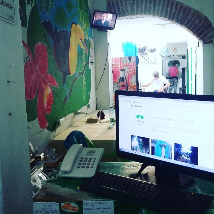 Hostel Green House Getsemani Cartagena  Exterior foto